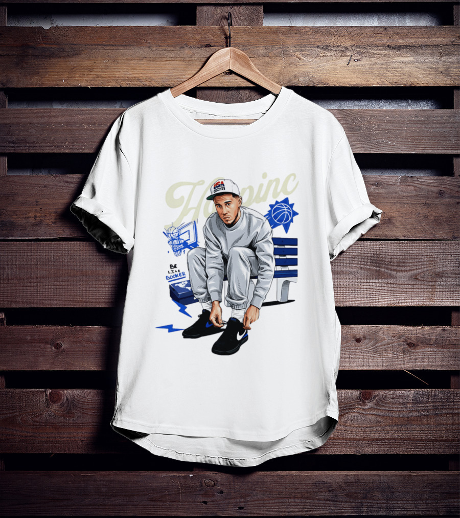 Hooping USA Basketball Player Be Like Book Bench Sneakers T-Shirt