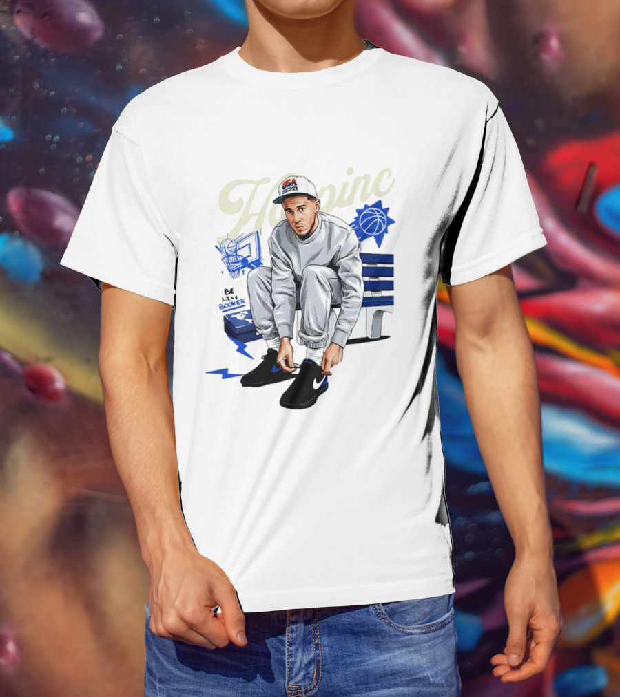 Hooping USA Basketball Player Be Like Book Bench Sneakers T-Shirt