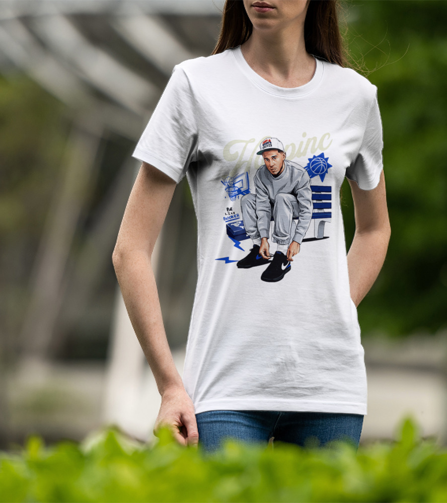 Hooping USA Basketball Player Be Like Book Bench Sneakers T-Shirt