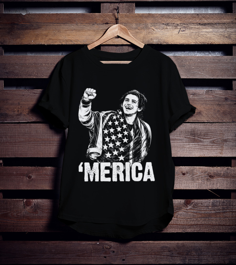 Jack Hughes Merica 2026 Olympic Gold Medal Team USA Hockey T-Shirt