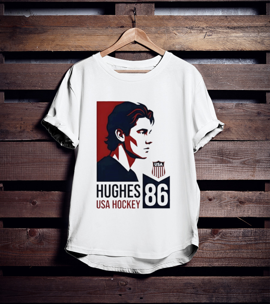 Hughes USA Hockey 86 Winter Olympic Team 2026 T-Shirt