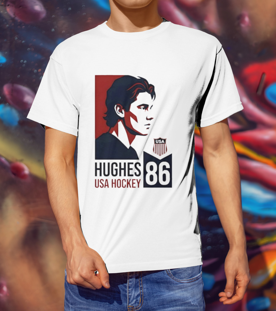 Hughes USA Hockey 86 Winter Olympic Team 2026 T-Shirt
