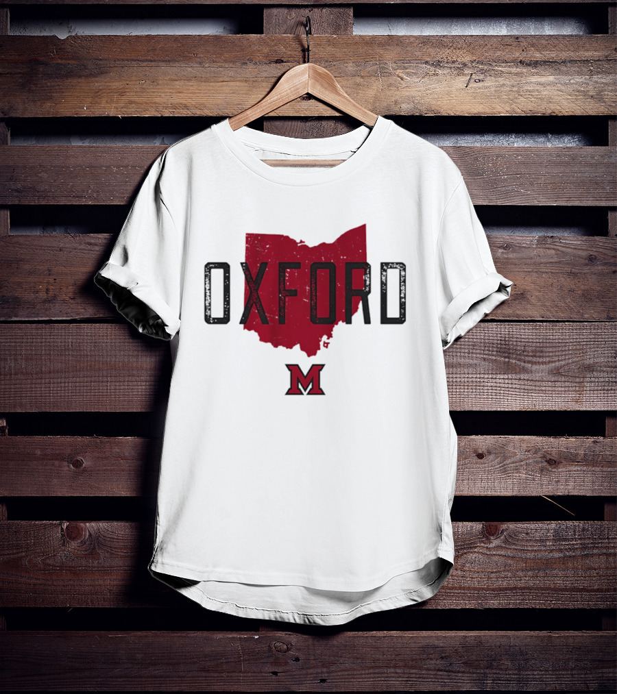 Miami RedHawks Oxford Ohio State M Logo 2026 T-Shirt
