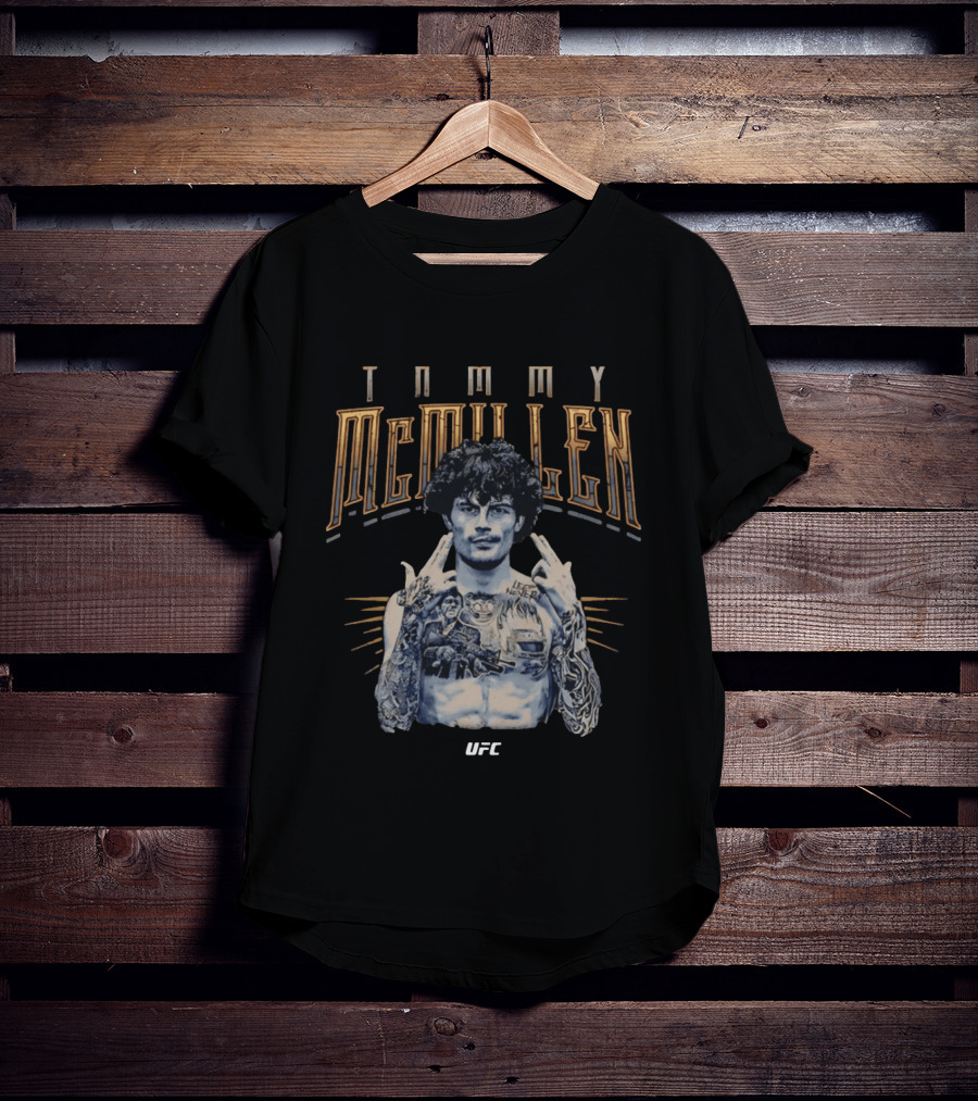 Tommy McMillen UFC Tattooed Fighter Pose T-Shirt