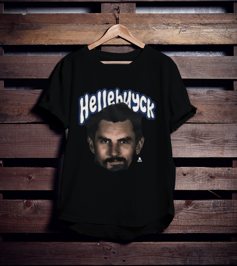 Connor Hellebuyck Winnipeg Jets Hockey Hellebuyck Big Face T-Shirt