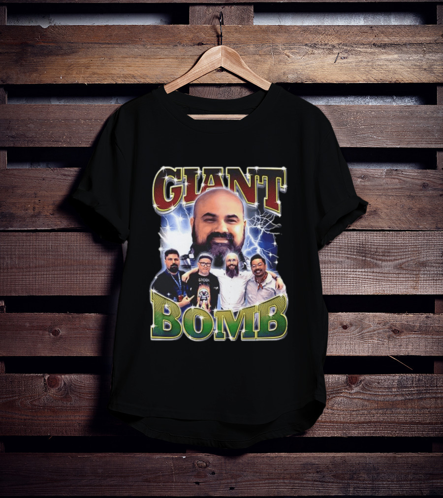 Giant Bomb 90s Electric Lightning Group T-Shirt