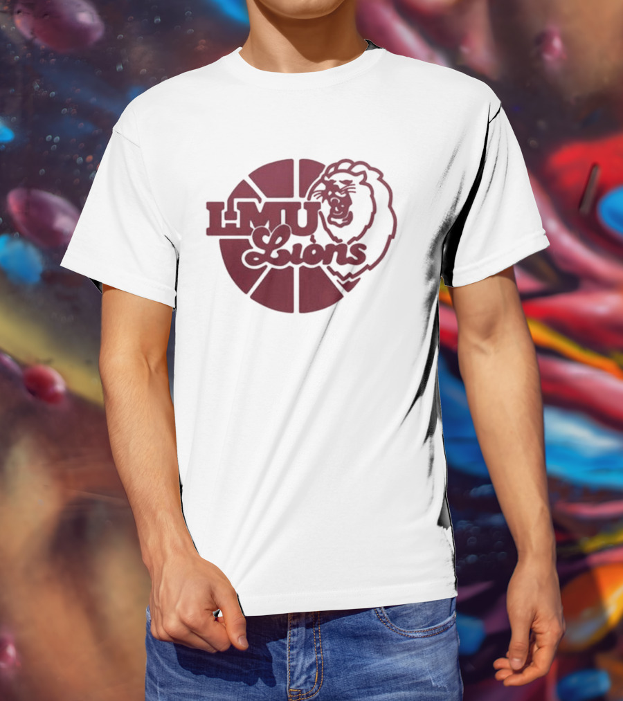 LMU Lions Basketball Throwback Night 2026 T-Shirt