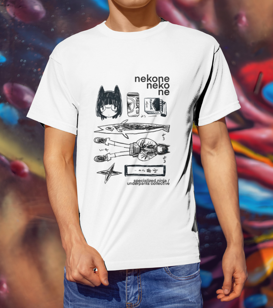 Nekone Neko Ninja Specialized Underpass Codoracle T-Shirt