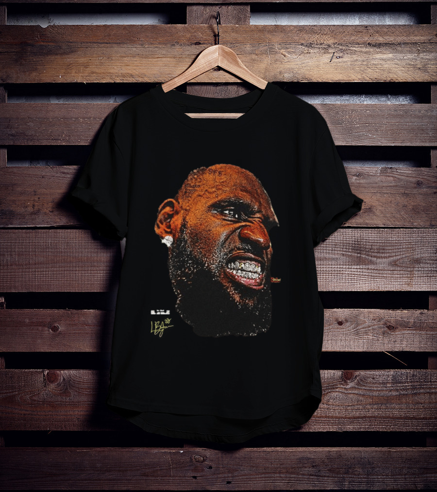 LeBron James LeBling Intense Expression Grills Jewelry T-Shirt