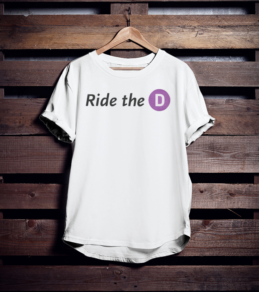 Ride The D Los Angeles Metro Transit System T-Shirt