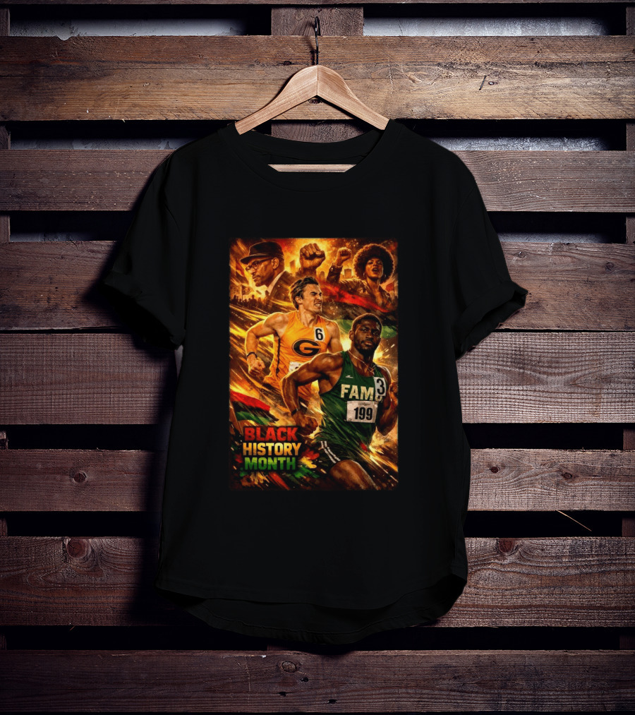 Black History Month Grambling State FAMU SWAC Celebration T-Shirt