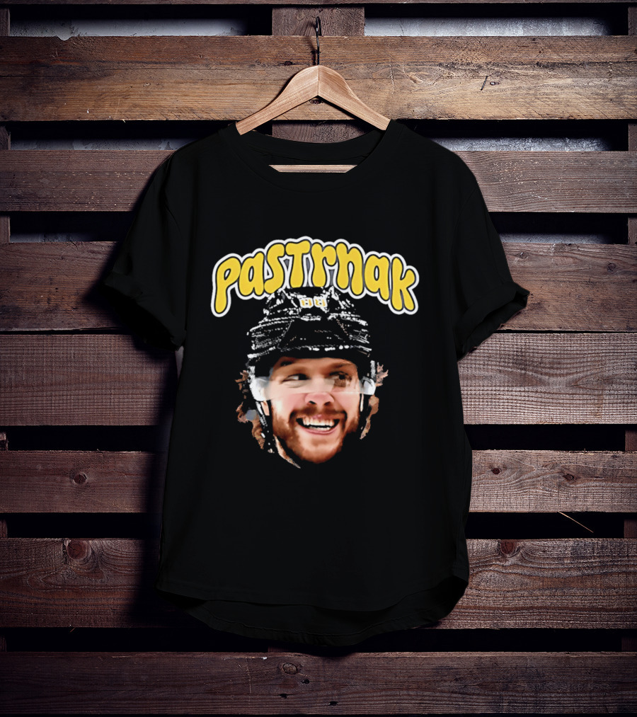 David Pastrnak Boston Bruins Big Head PASTRNAK T-Shirt