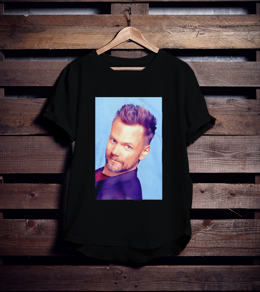 Joel McHale Blue T-Shirt