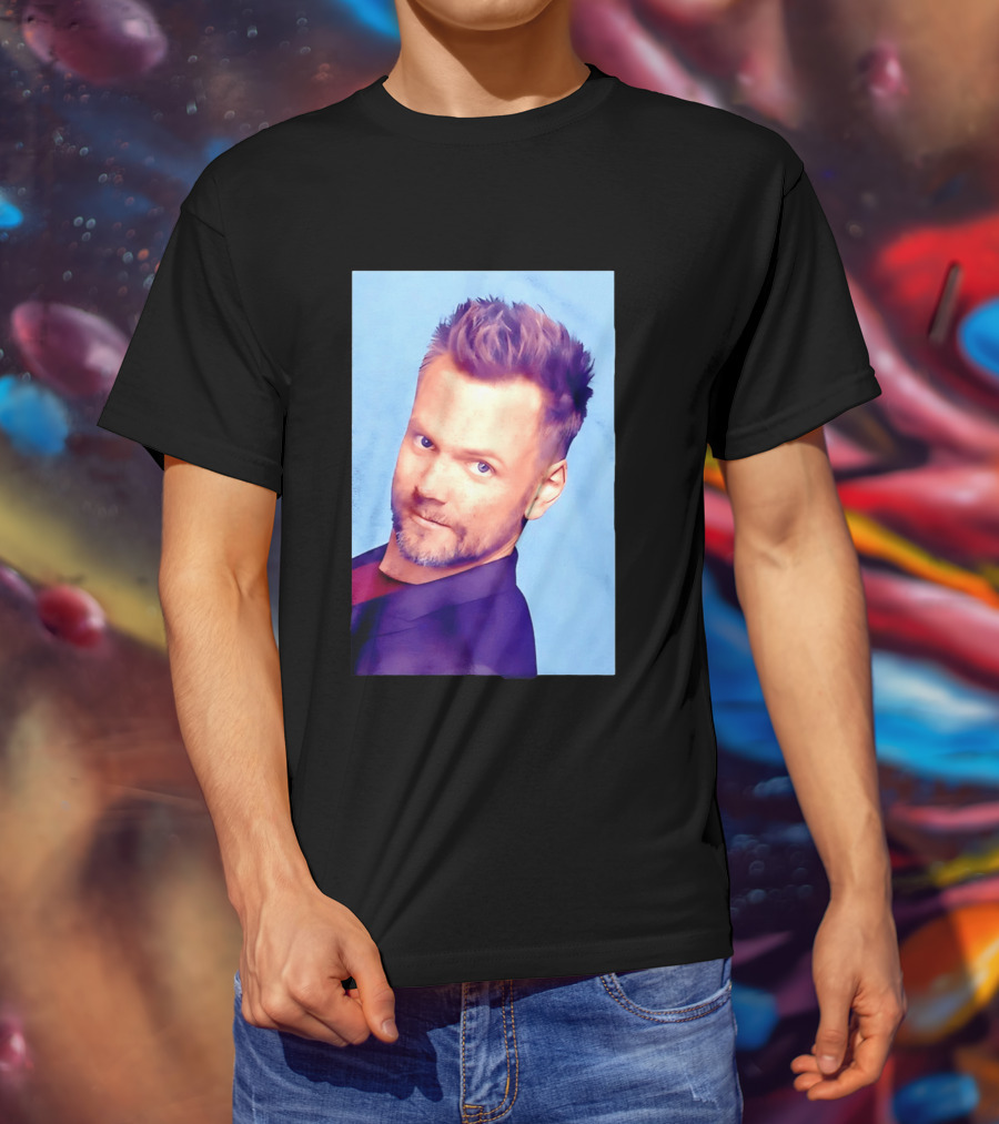 Joel McHale Blue T-Shirt