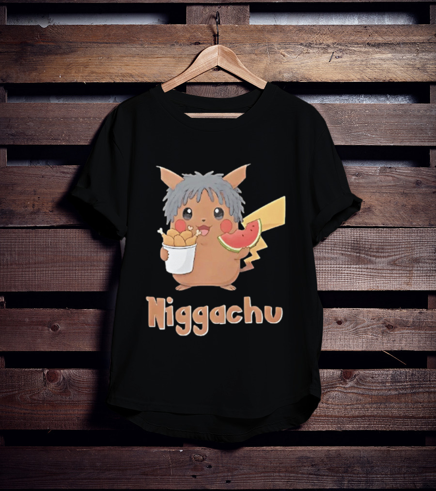 Niggachu Nigga Pikachu T-Shirt