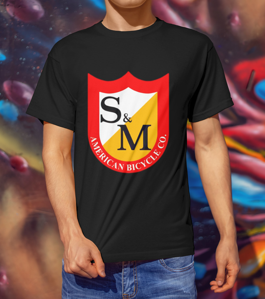 S&M American Bicycle Co Shield T-Shirt