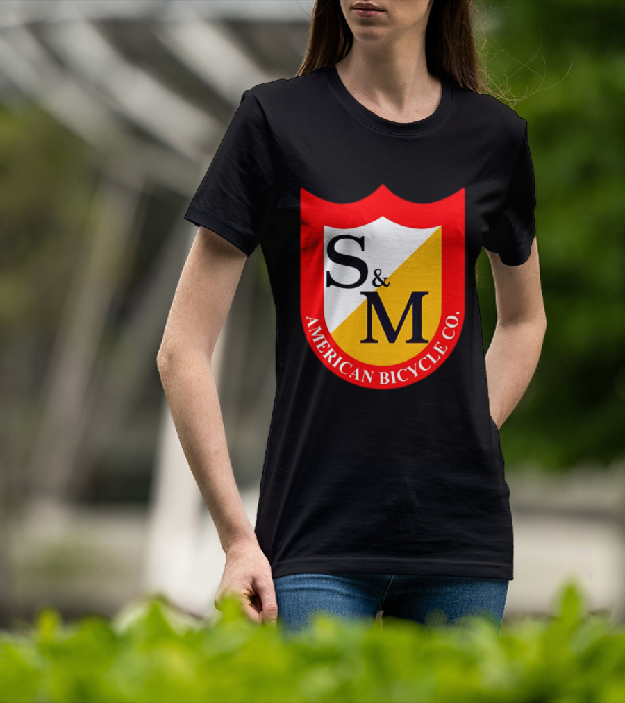 S&M American Bicycle Co Shield T-Shirt