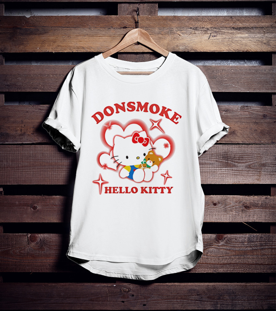 Hello Kitty Sanrio Family Don Smoke T-Shirt