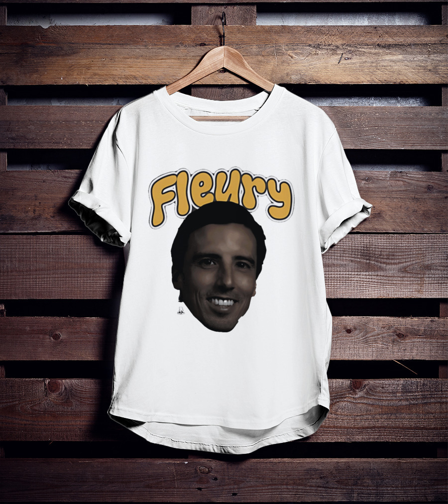 Marc André Fleury Pittsburgh Penguins Big Head Fleury '26 T-Shirt