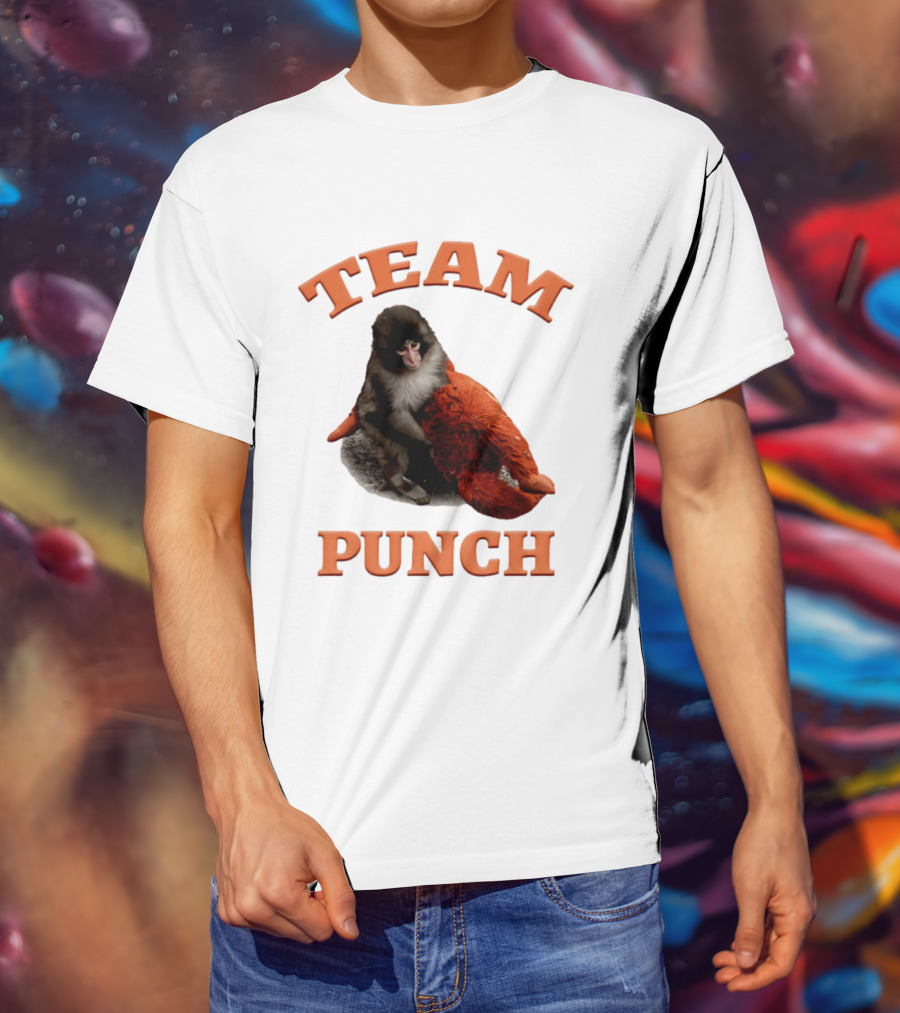 Team Punch Monkey 2026 Collage T-Shirt
