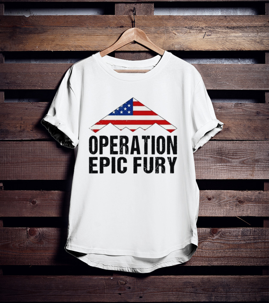 Operation Epic Fury American Flag Patriotic T-Shirt