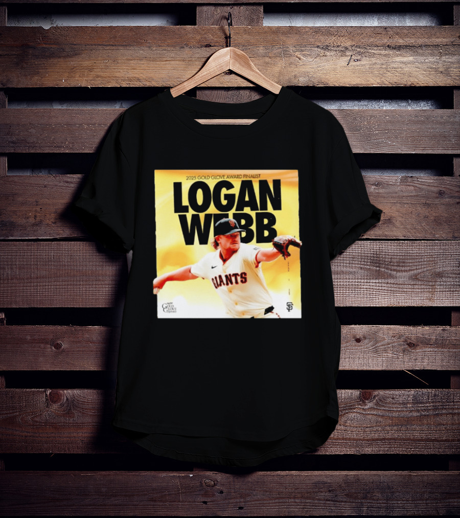 2025 Gold Glove Award Finalist Logan Webb Giants T-Shirt