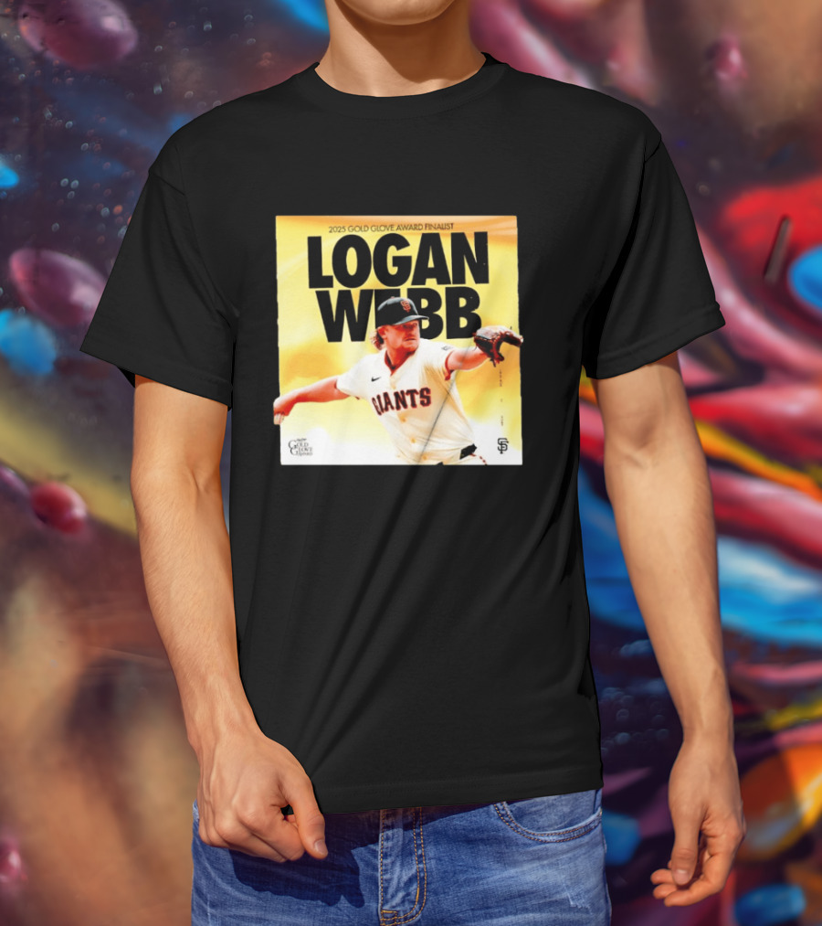 2025 Gold Glove Award Finalist Logan Webb Giants T-Shirt