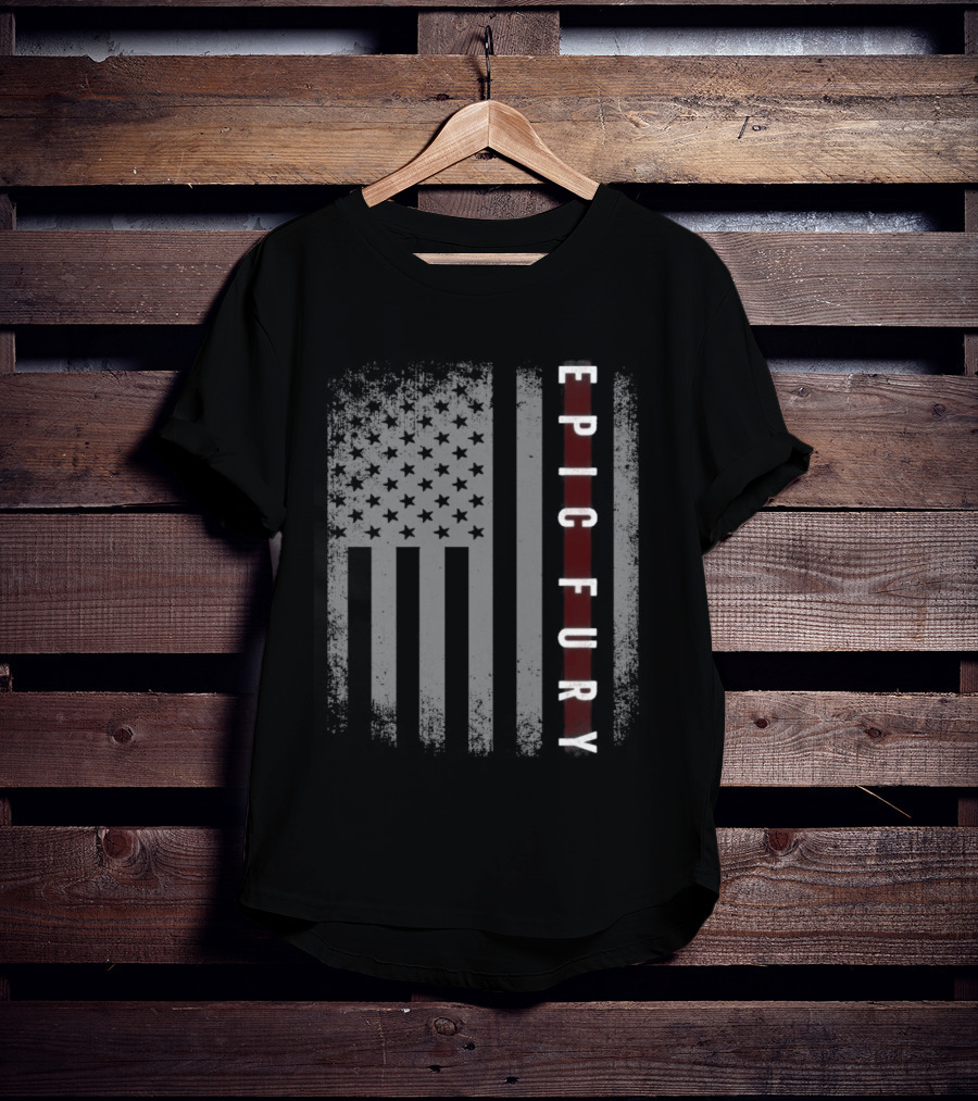 Operation Epic Fury American Flag Patriotic EST 2026 T-Shirt