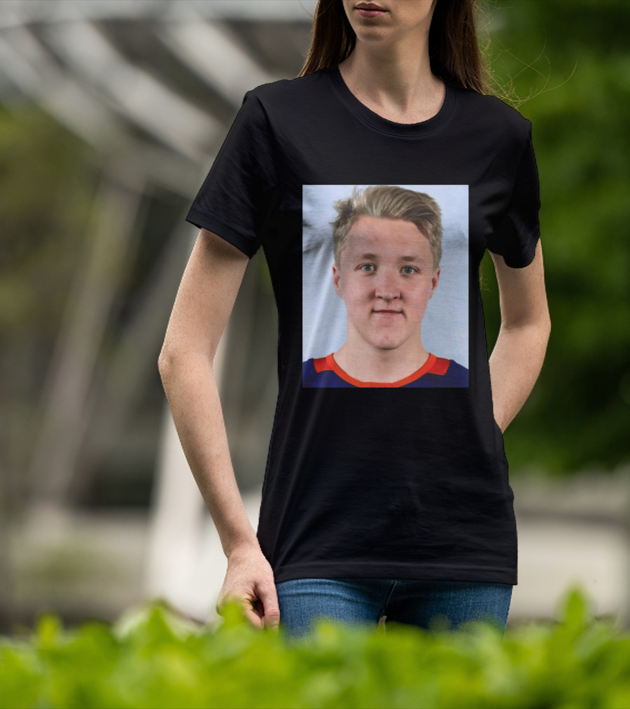 Simon Holmstrom New York Islanders Profile Player T-Shirt