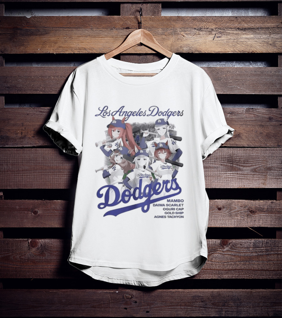 Los Angeles Dodgers Uma Musume Collaboration T-Shirt