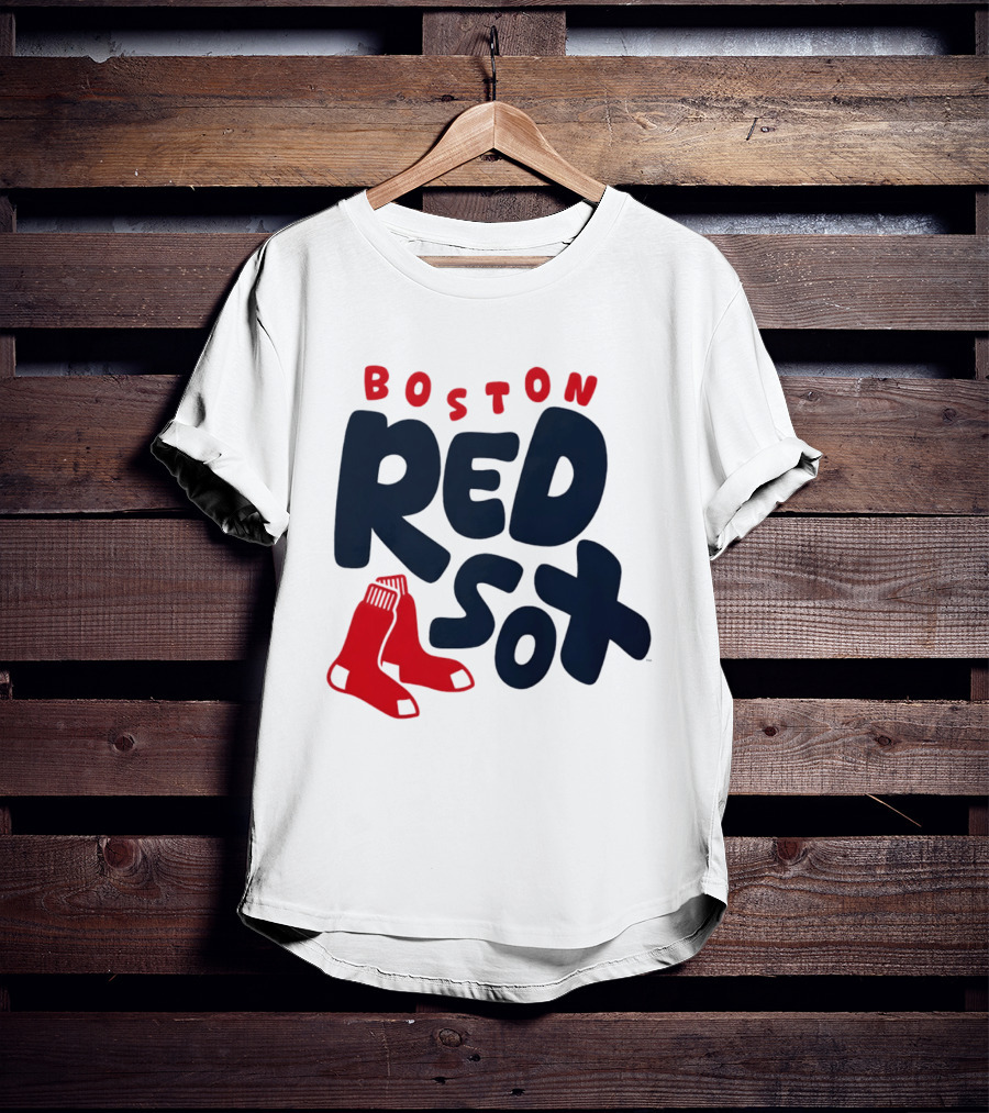 Boston Red Sox Bubble Crew Neck Baseball T-Shirt