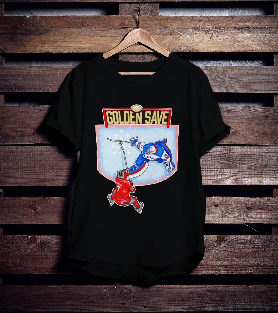 USA Hockey The Golden Save Canada Matchup T-Shirt