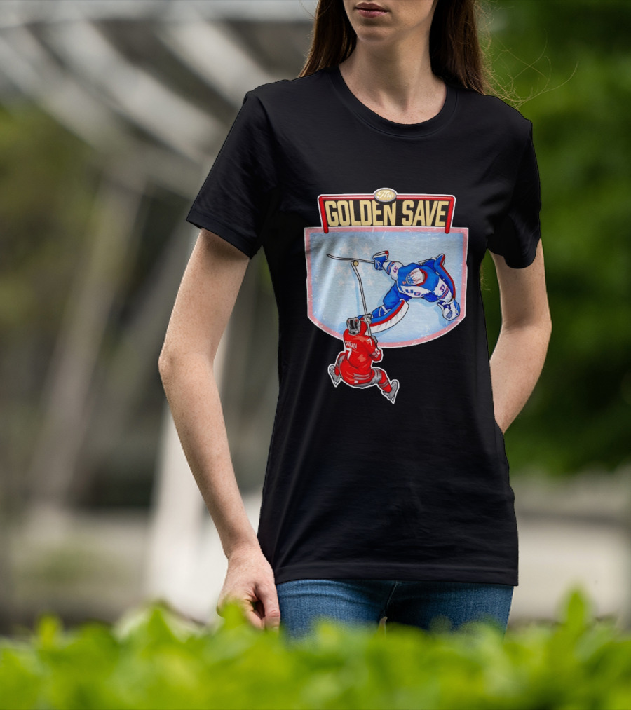USA Hockey The Golden Save Canada Matchup T-Shirt