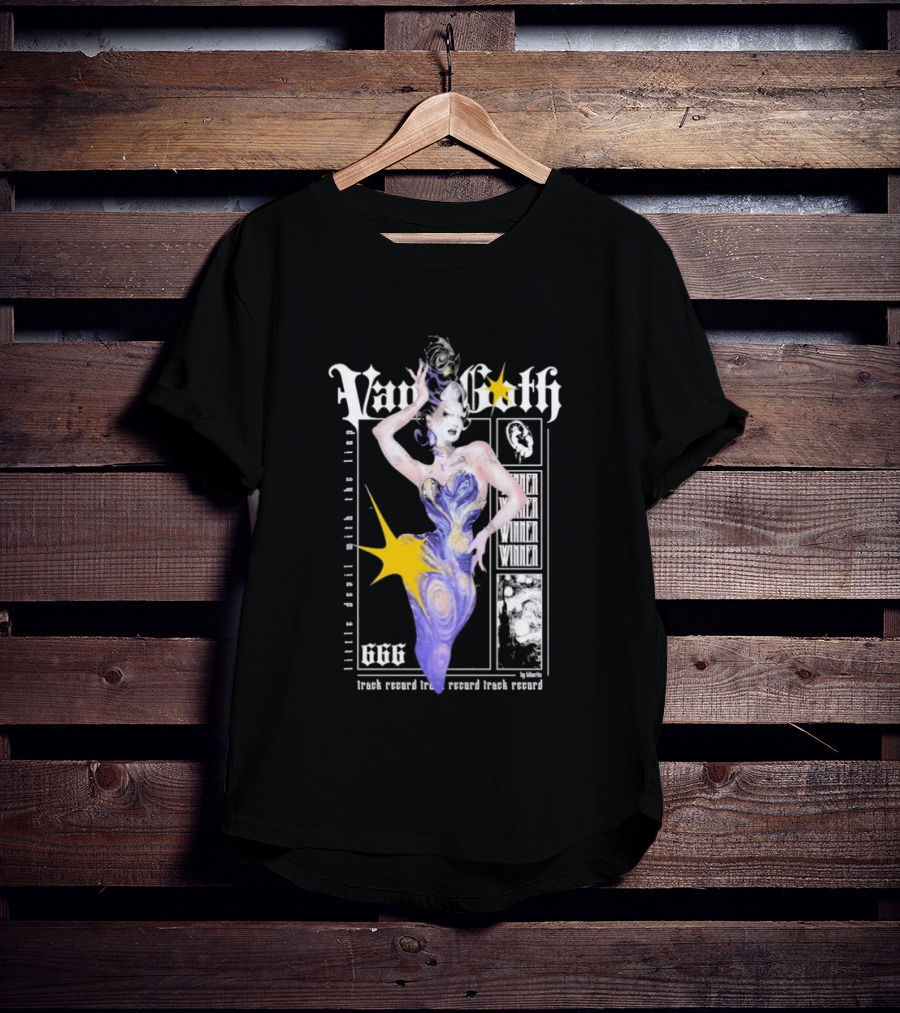 Van Goth Crowned Queen Touch Crown Take The Ring Magic Mão 666 T-Shirt