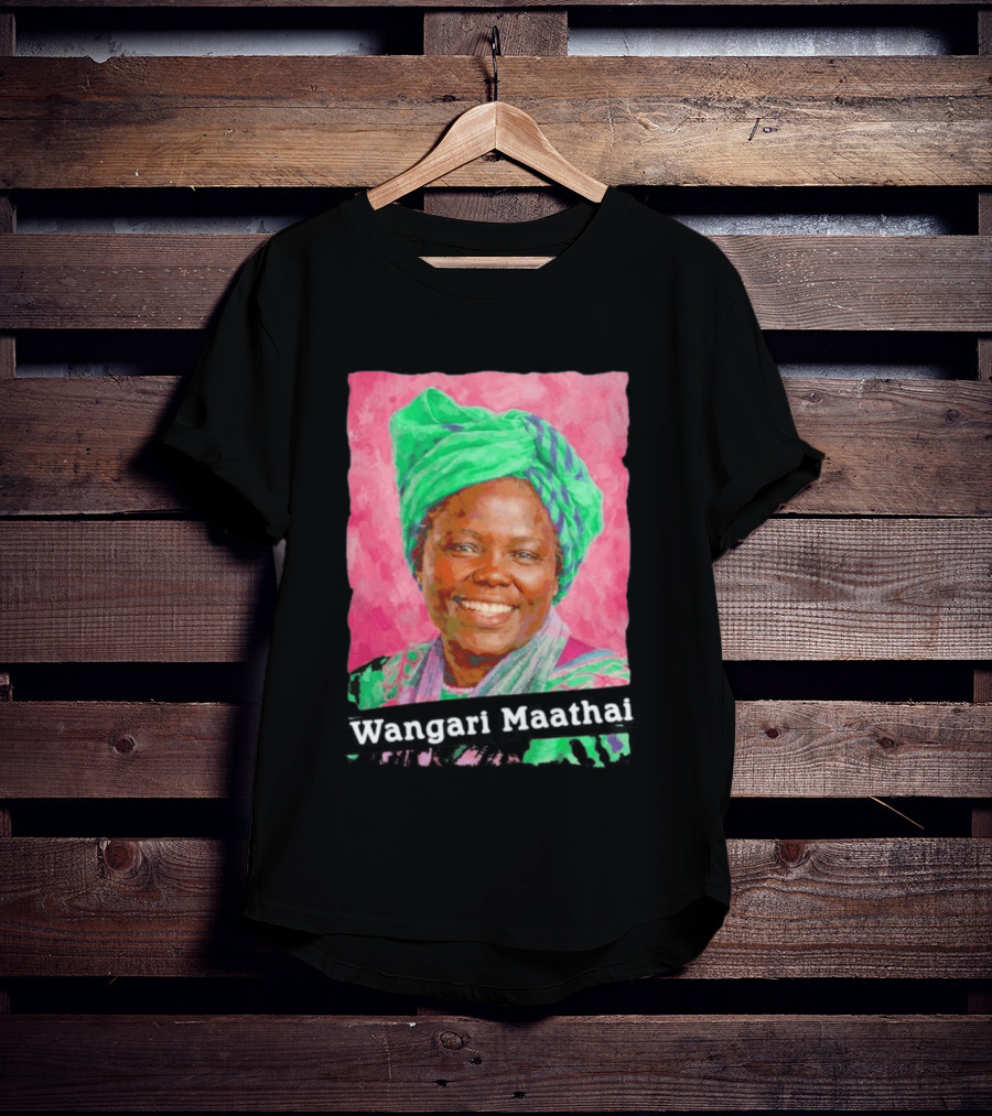 Wangari Maathai Green Turban T-Shirt