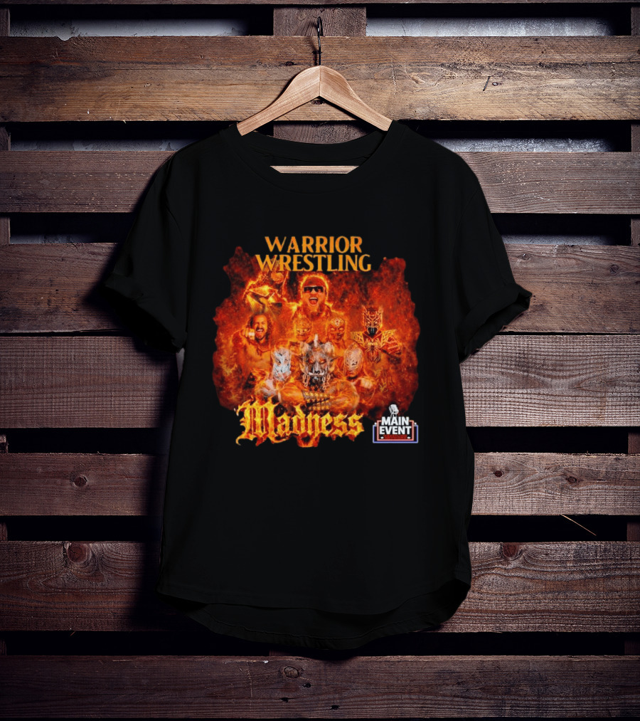 Warrior Wrestling Madness Main Event Network T-Shirt