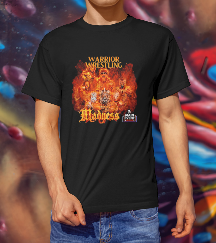 Warrior Wrestling Madness Main Event Network T-Shirt