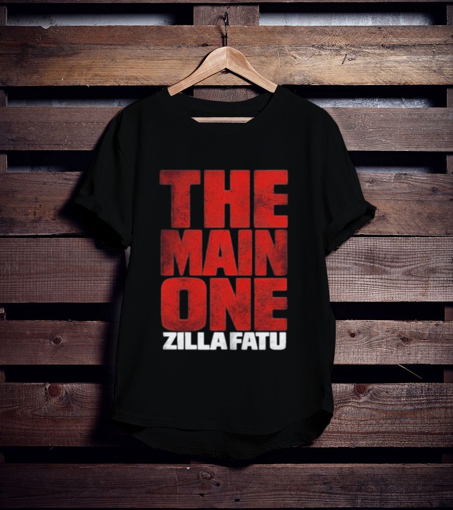 Zilla Fatu The Main One Bold Red T-Shirt