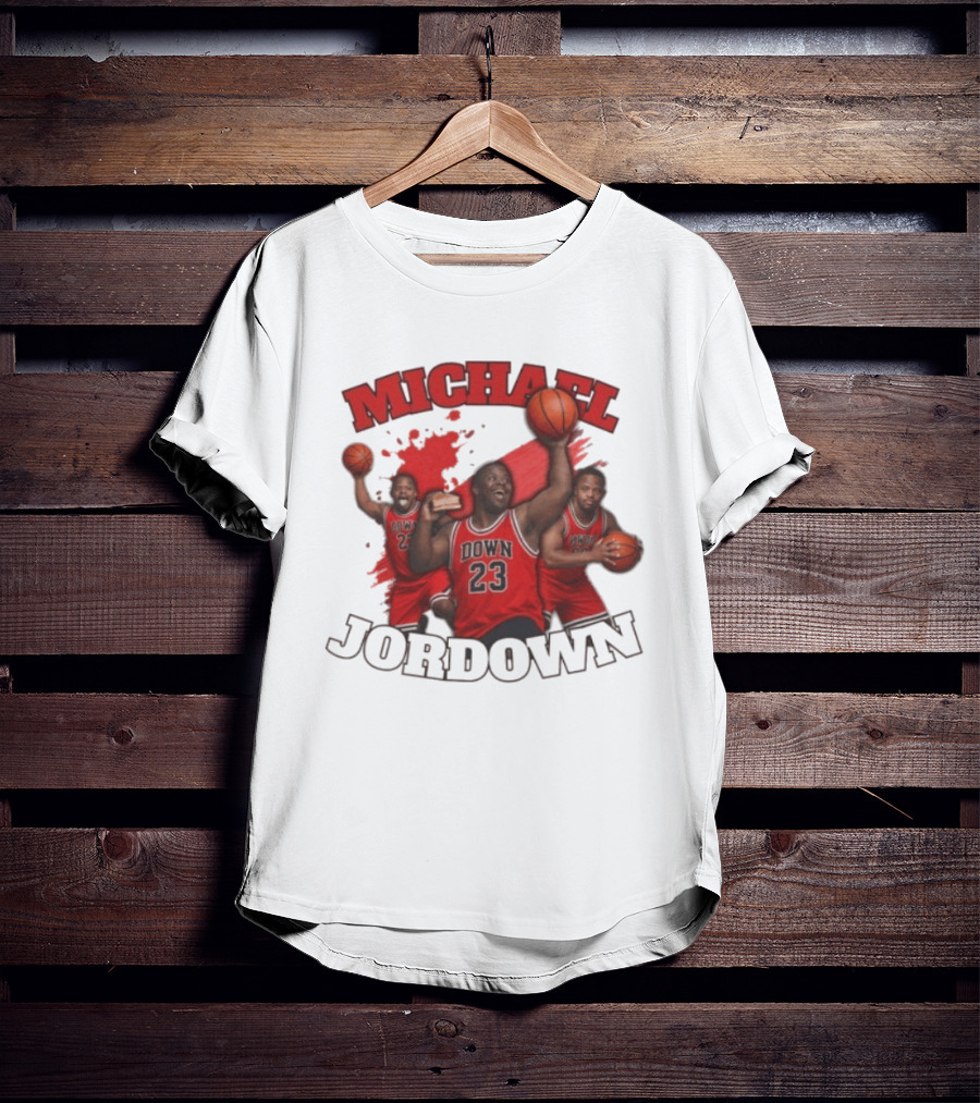 Michael Jordown Basketball Player 23 Red Jersey T-Shirt