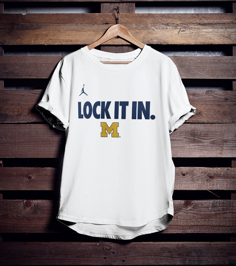 Jordan Michigan Wolverines Lock It In M T-Shirt