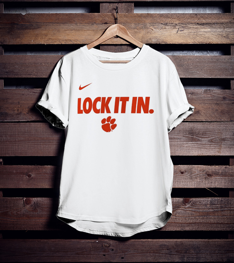 Nike Clemson Tigers Lock It In 2026 WCC T-Shirt