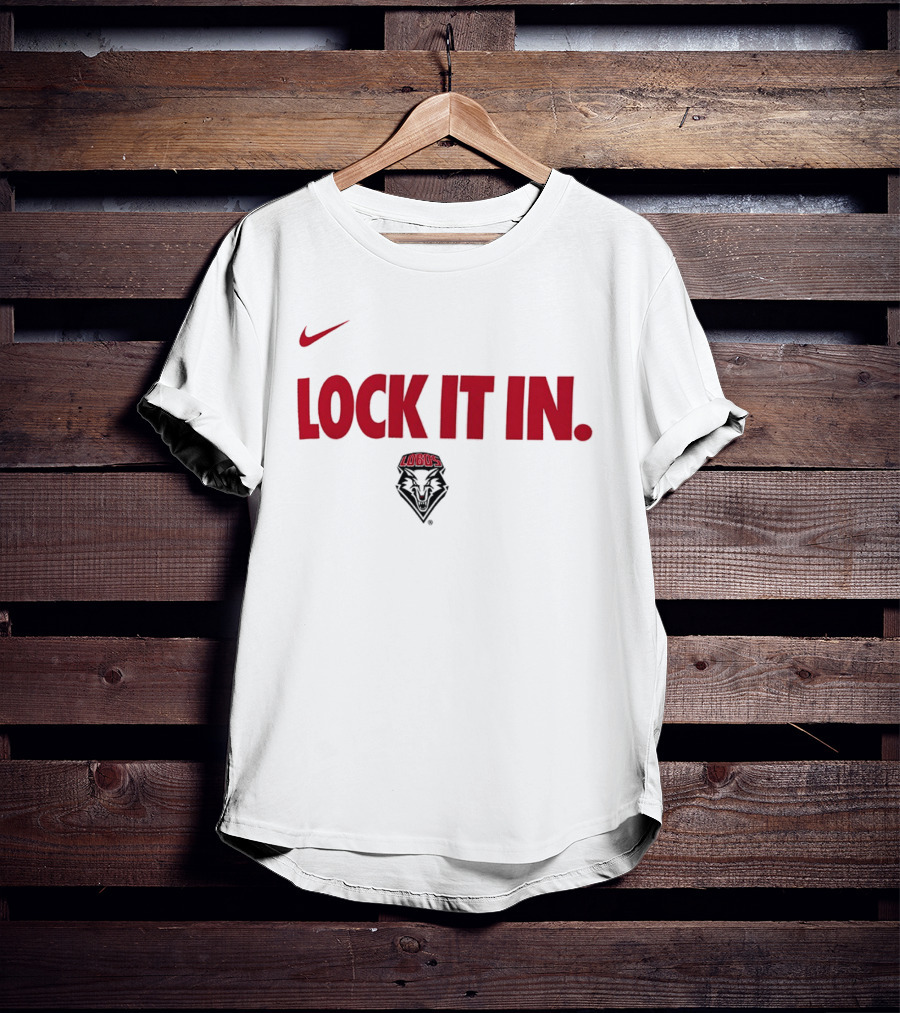 Nike New Mexico Lobos Lock It In 2026 WCC T-Shirt