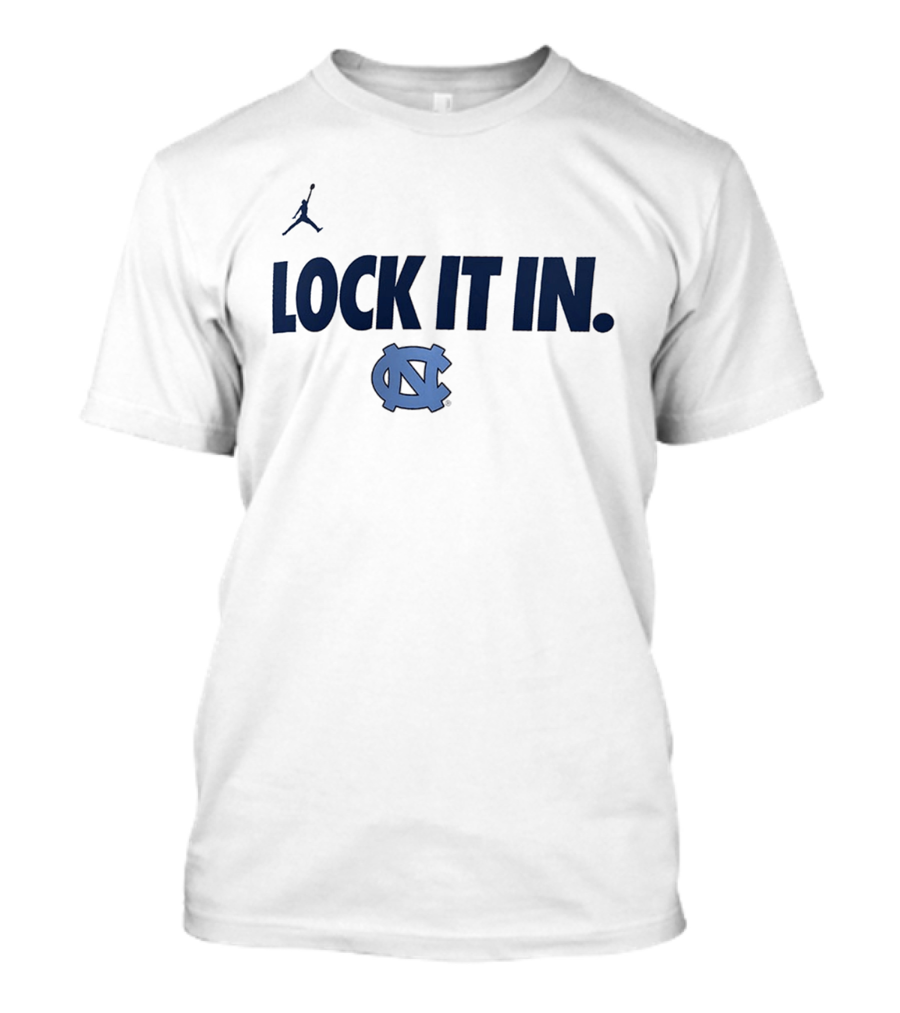 North Carolina Tar Heels Lock It In 2026 WCC Jumpman T-Shirt