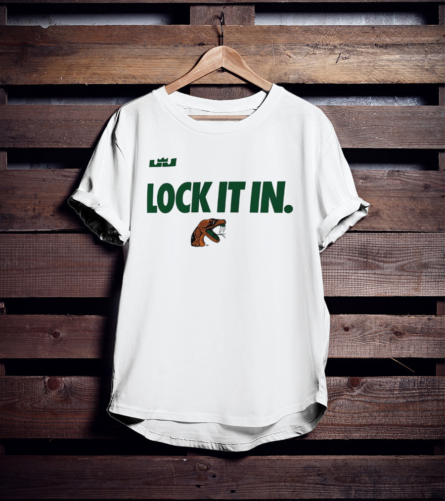 Florida A&M Rattlers Lock It In Nike WCC 2026 T-Shirt