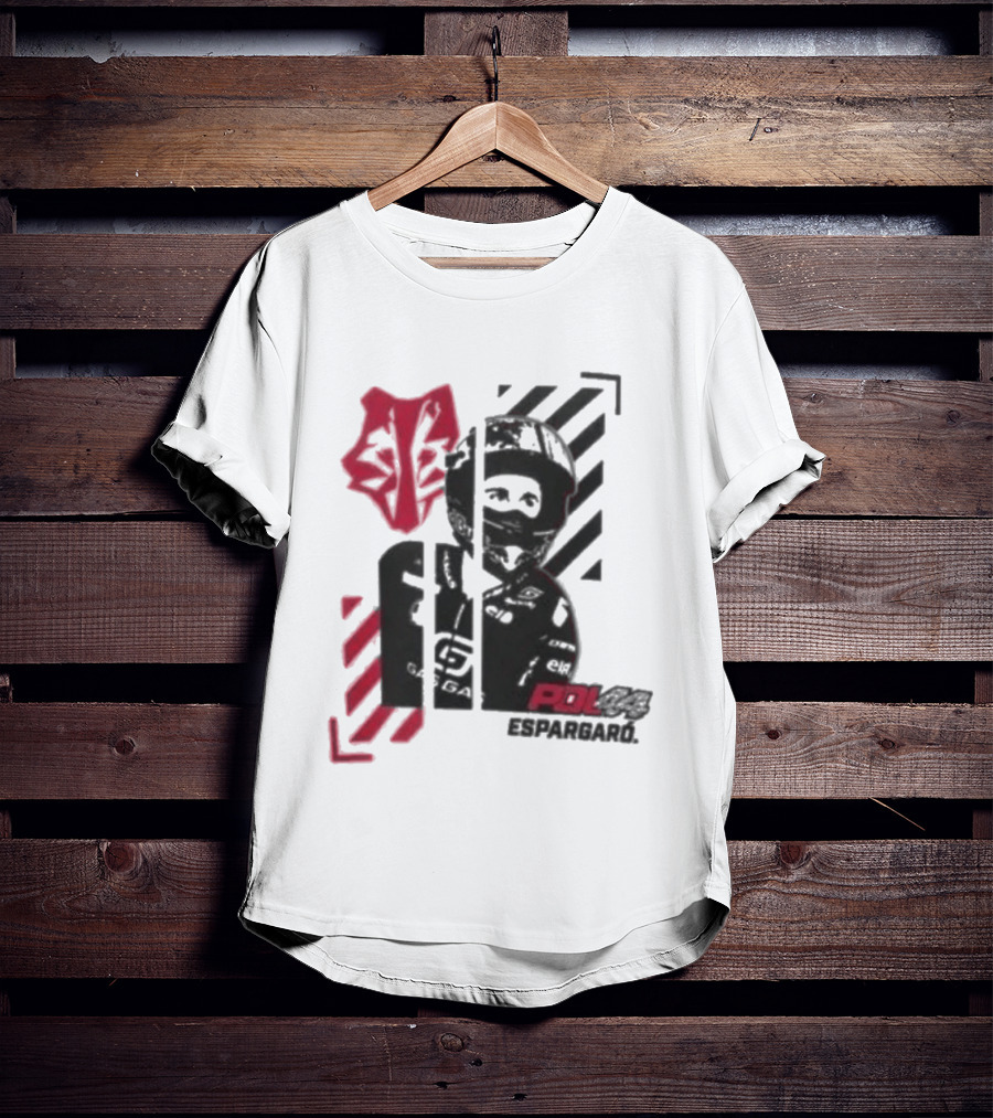 Gasgas Pol Espargaro Motorcycle Racing Graphic Red Wolf T-Shirt