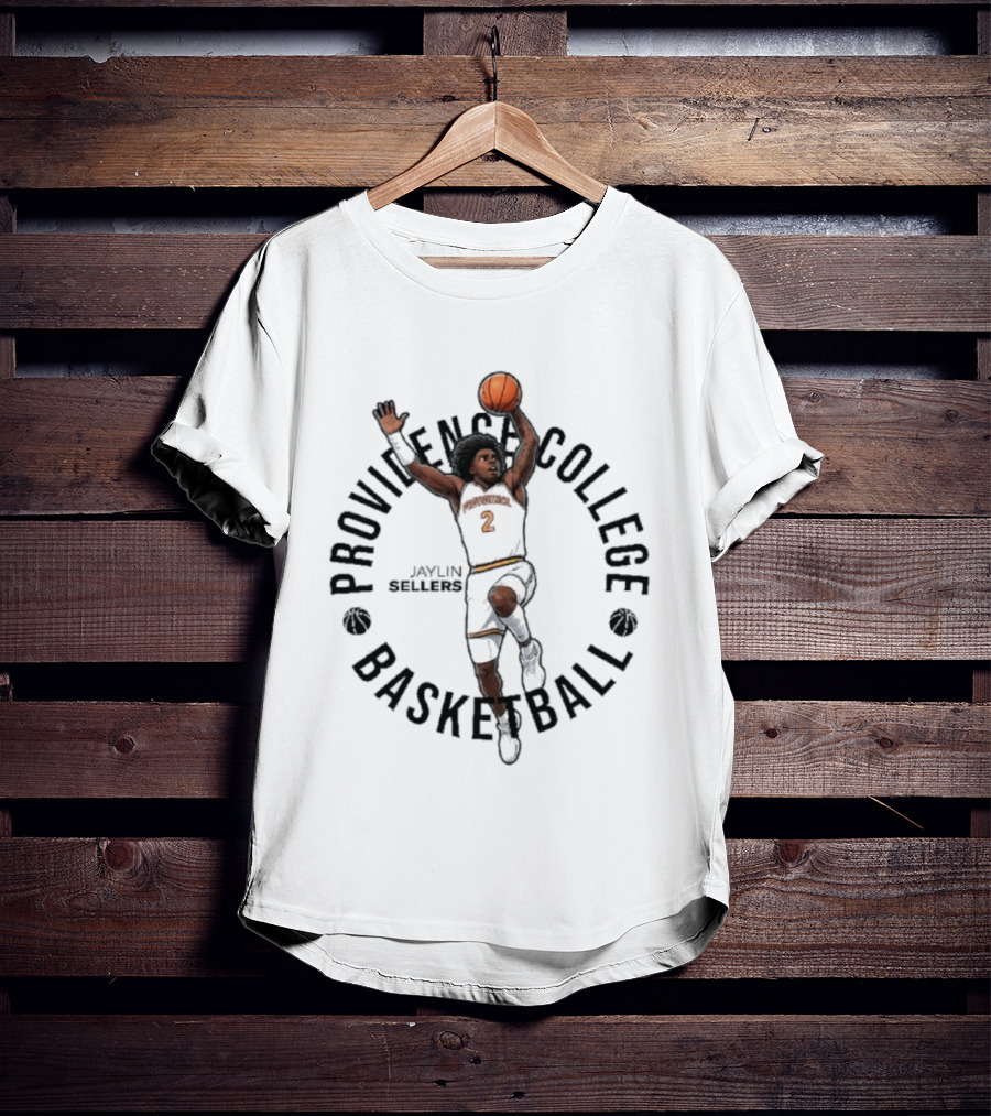 Providence College Basketball Jaylin Sellers Replica T-Shirt