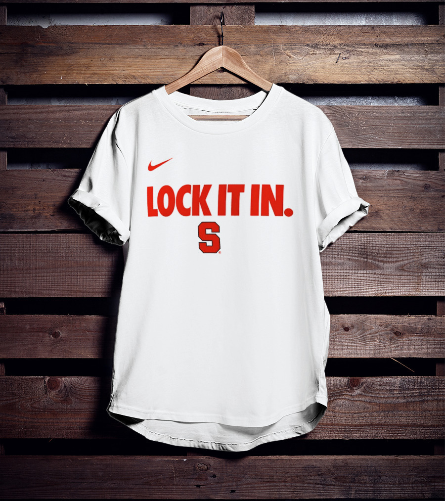 Nike Syracuse Orange Lock It In S 2026 WCC T-Shirt