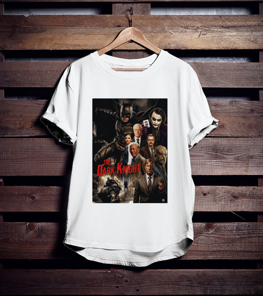 The Dark Knight Movie Characters Batman Joker Villains T-Shirt