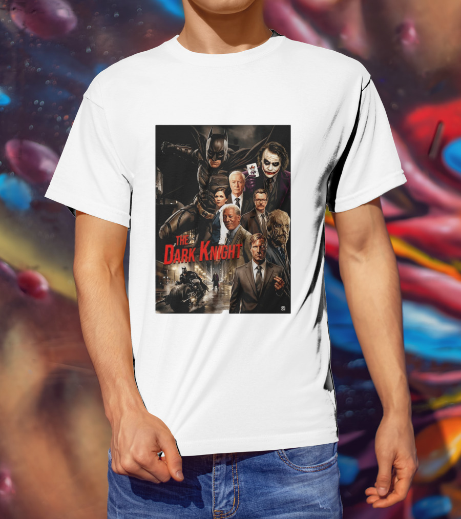 The Dark Knight Movie Characters Batman Joker Villains T-Shirt