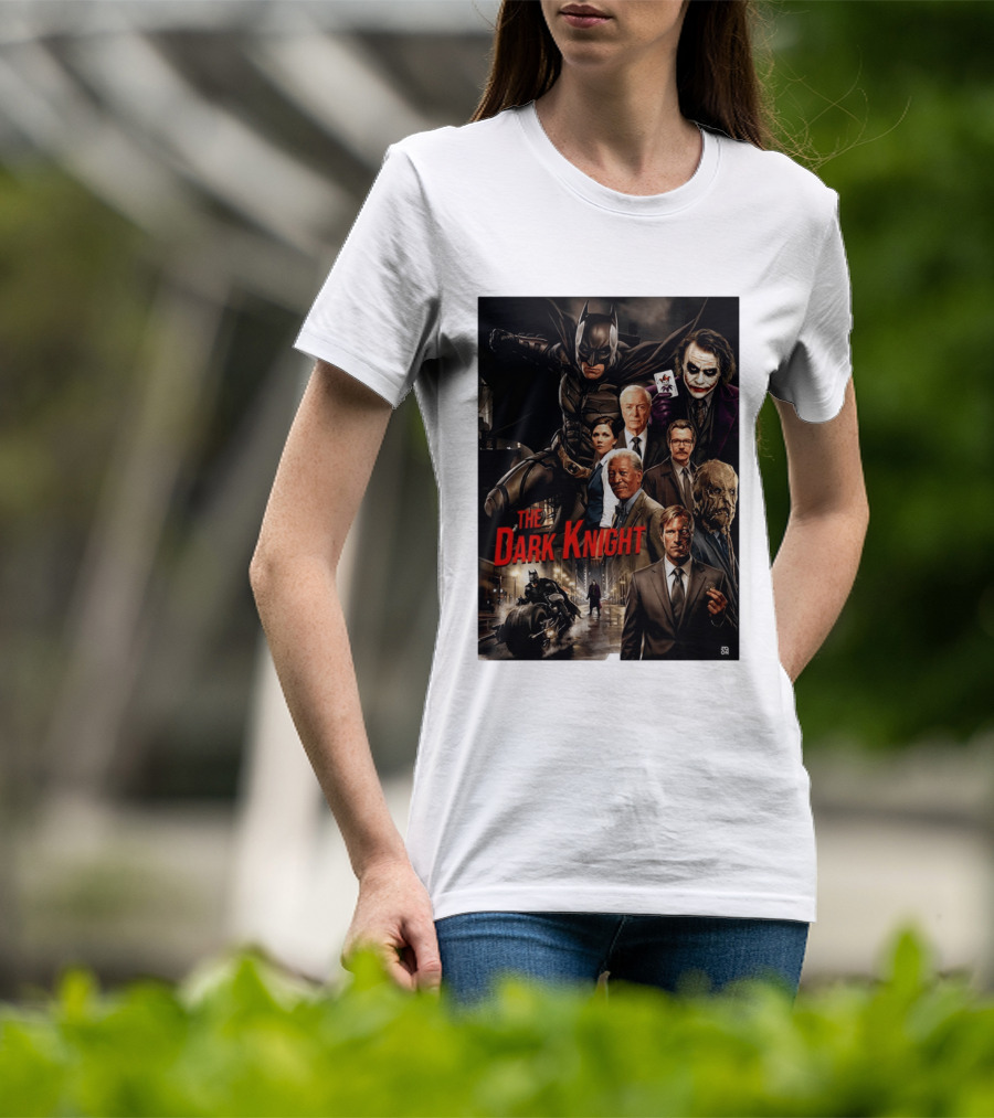 The Dark Knight Movie Characters Batman Joker Villains T-Shirt